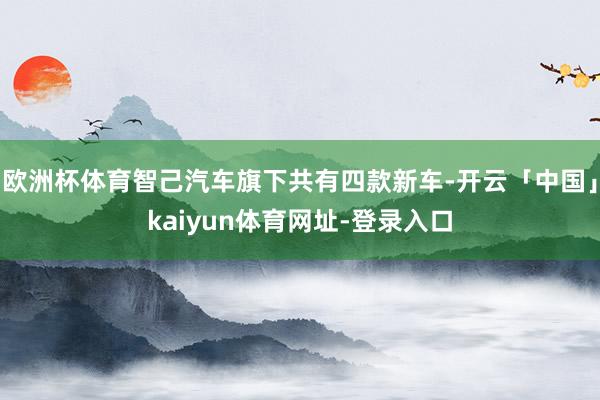 欧洲杯体育智己汽车旗下共有四款新车-开云「中国」kaiyun体育网址-登录入口